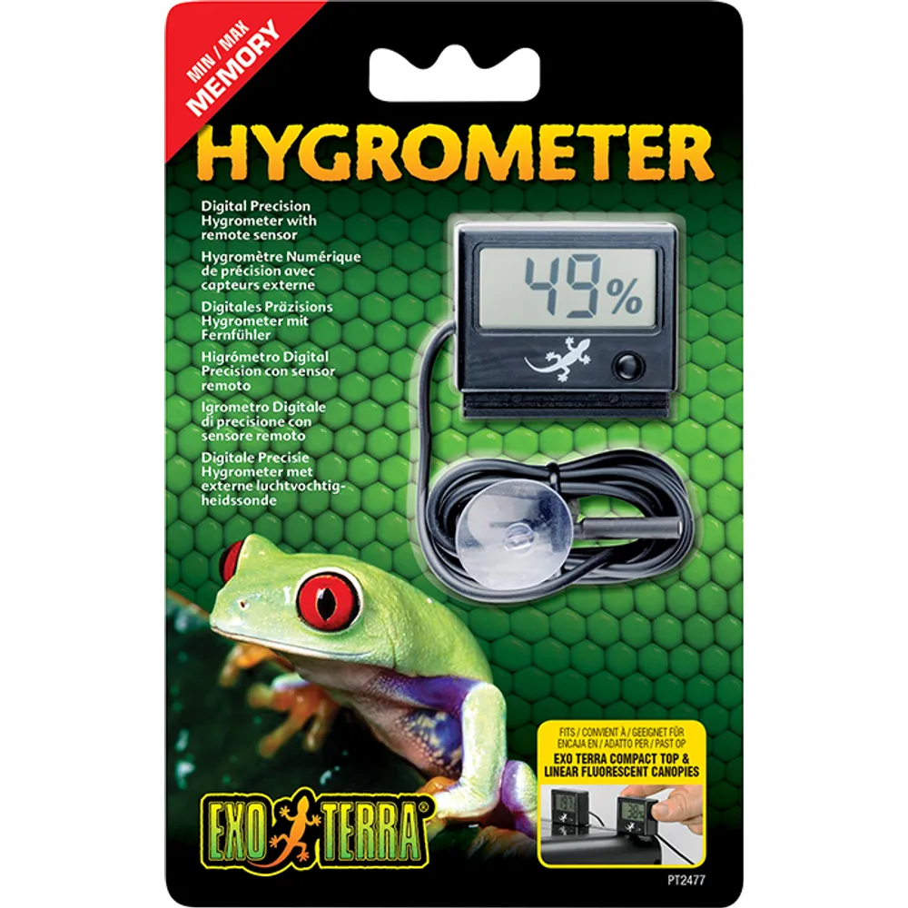 ExoTerra digitalt hygrometer